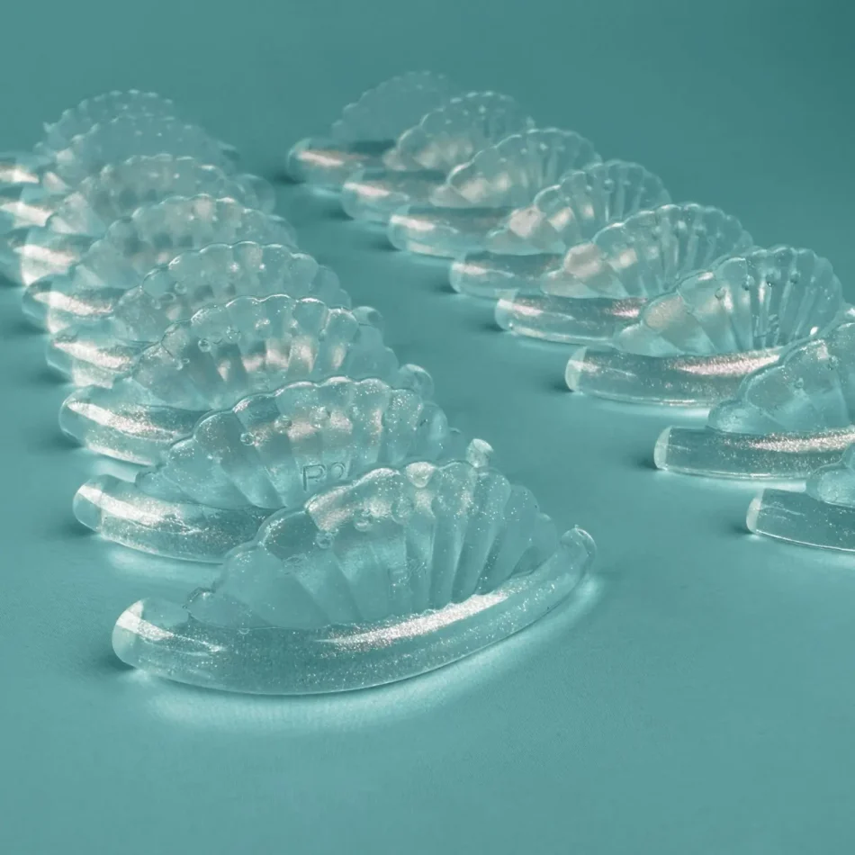 Glitter Shell Lash Lift Pads | 8 Pairs - Image 2