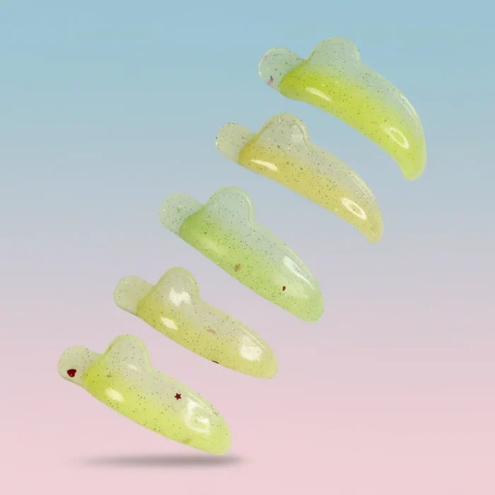 Sweet Banana | Super Soft & Sticky Round Teardrop Pads | 10 Pairs